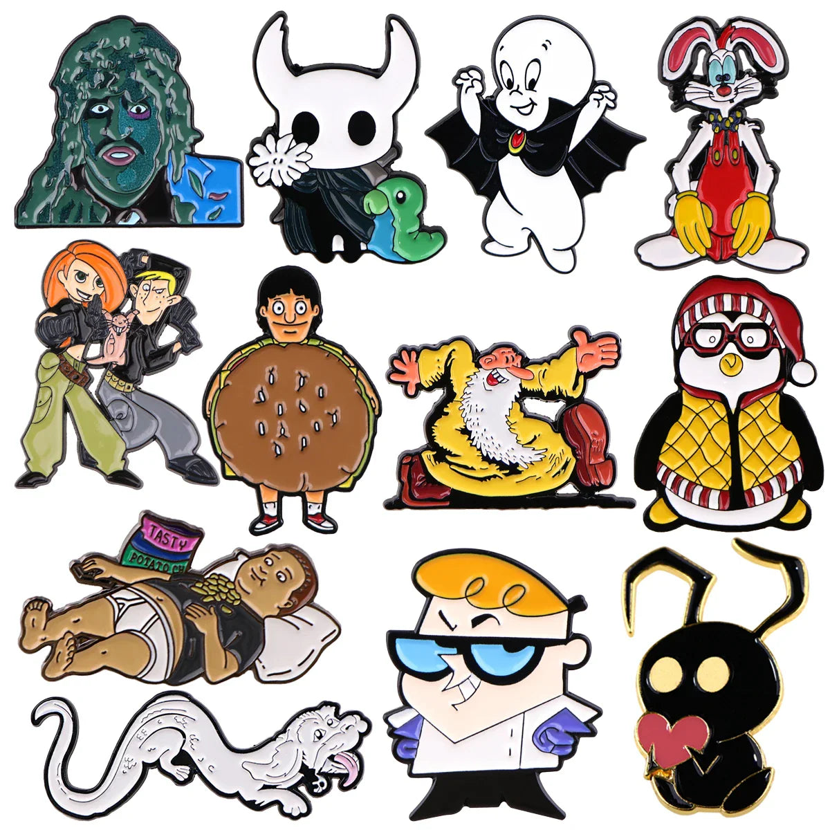 Classic Cartoon Enamel Pin Brooches Lapel Pins Badge Fashion Jewelry Gifts