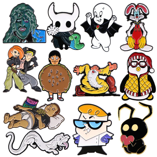 Classic Cartoon Enamel Pin Brooches Lapel Pins Badge Fashion Jewelry Gifts