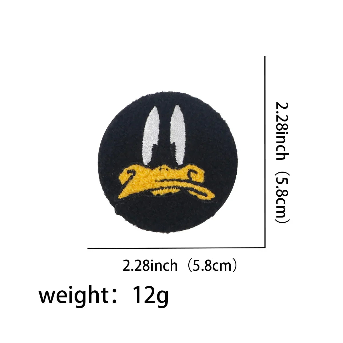 Cartoon Black Duck Brooch Pin Lapel Badge for Clothes Bags Backpacks Accessories Gift