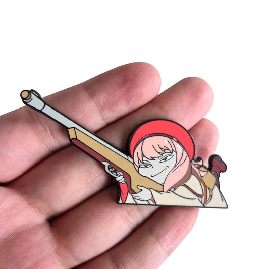 Kawaii Anime Girl Enamel Pin Lapel Brooch Badge Fashion Jewelry Gift