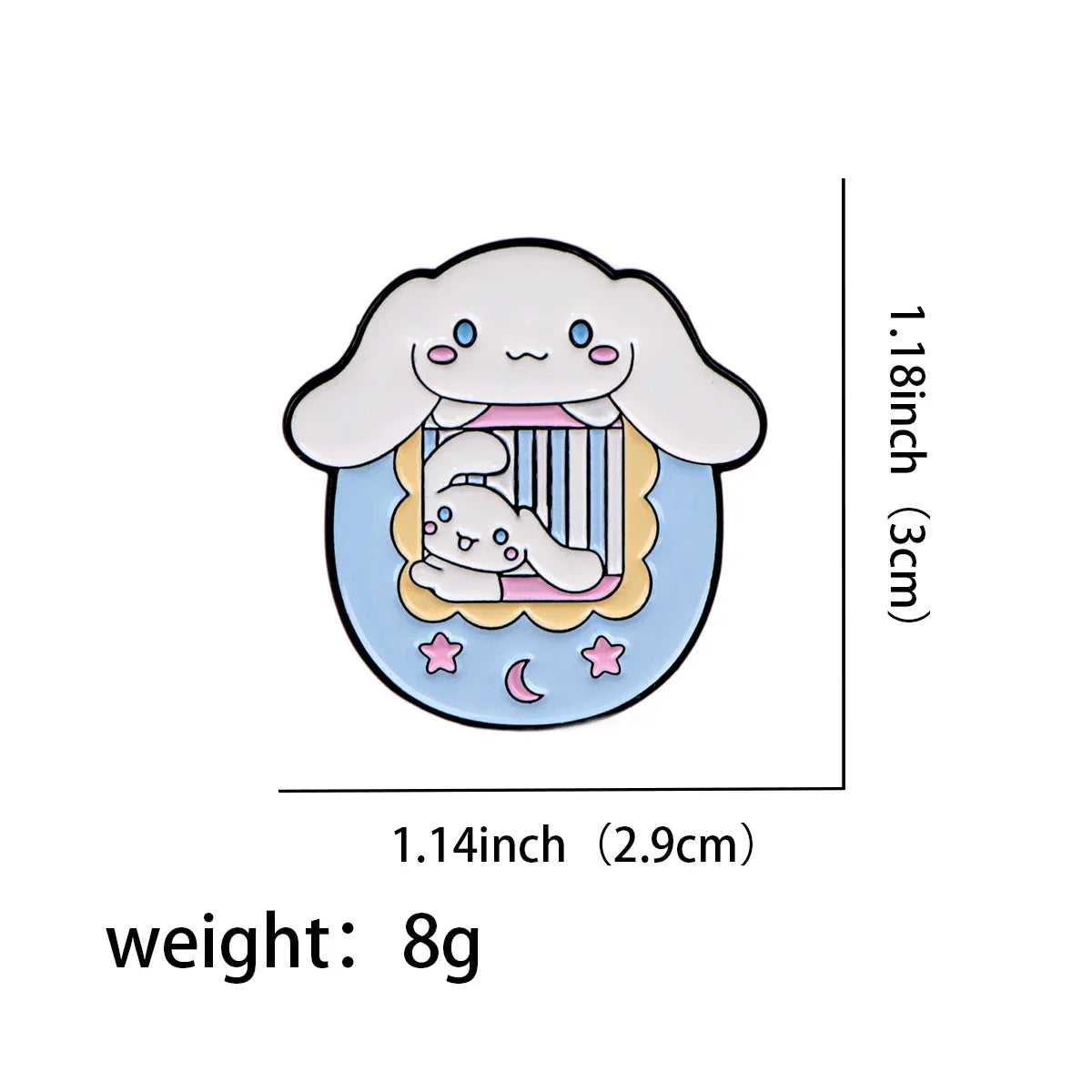 Cartoon Palm Pet Enamel Pin Lapel Brooch for Backpacks and Clothes