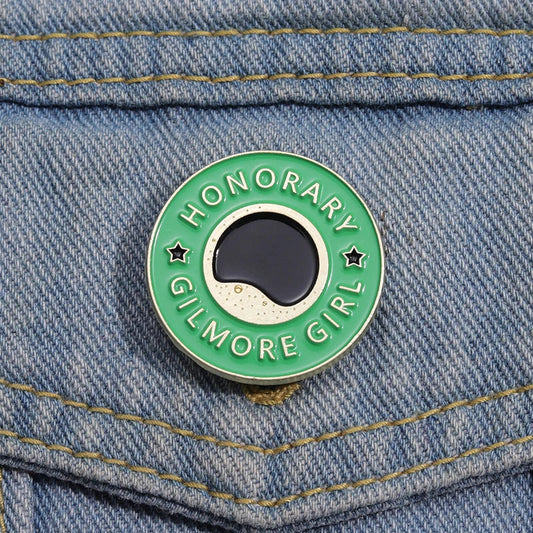 GILMORE GIRLS Enamel Pins Custom Medal Brooches Lapel Badges Cartoon Punk Jewelry Gift