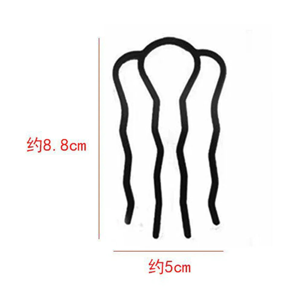 Black Acrylic Large Hair Claw Clip for Women Bridal Accessories