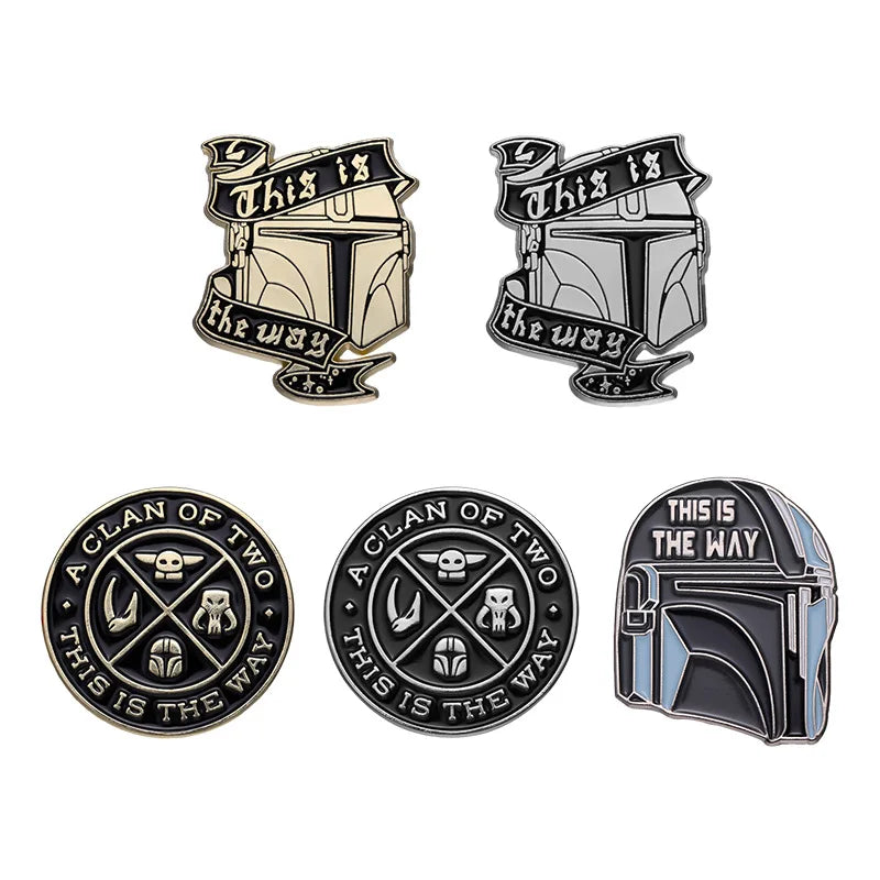 Star Wars Mandalorian Baby Yoda Enamel Pins Brooch Badges for Backpack Hat Bag Gifts