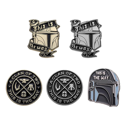 Star Wars Mandalorian Baby Yoda Enamel Pins Brooch Badges for Backpack Hat Bag Gifts