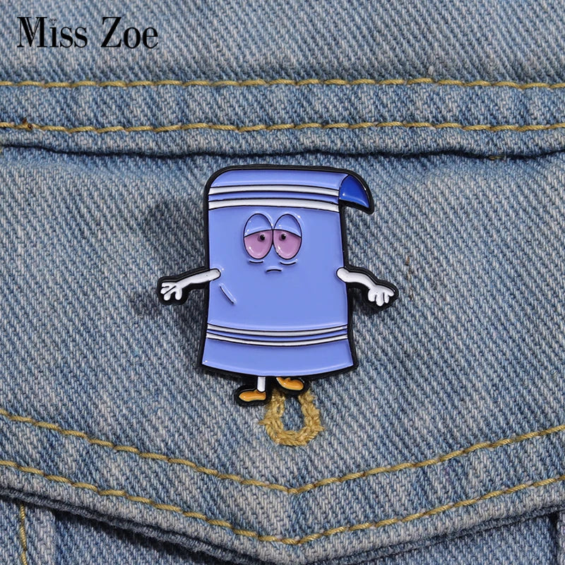 Comedy Cartoon Anime Enamel Pins Lapel Badges Funny Jewelry Gift