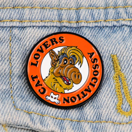 Cat Lovers Enamel Pins Cartoon Animal Brooches Badges Jewelry Accessories Gifts