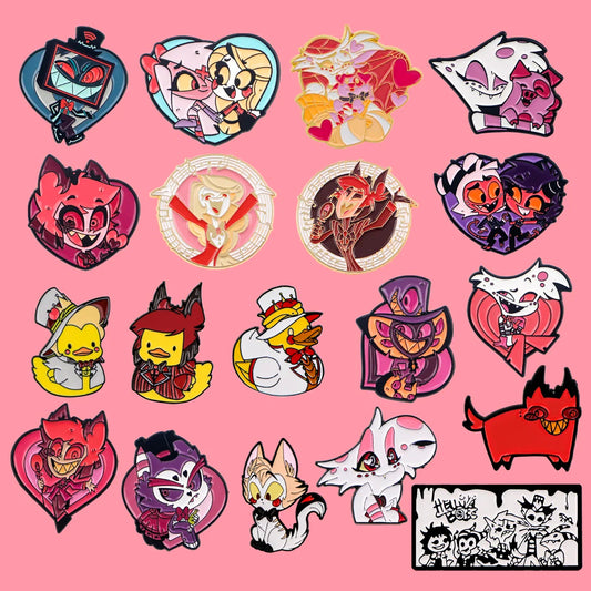Funny Anime Duck Enamel Pins Brooches Jewelry Gifts