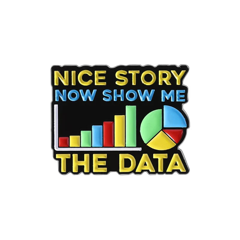 Data Scientist Enamel Pin Funny Brooch Lapel Badge Gift