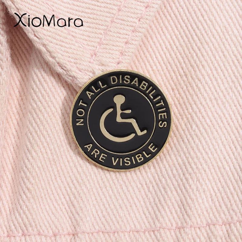 Invisible Disability Awareness Enamel Pin Badge