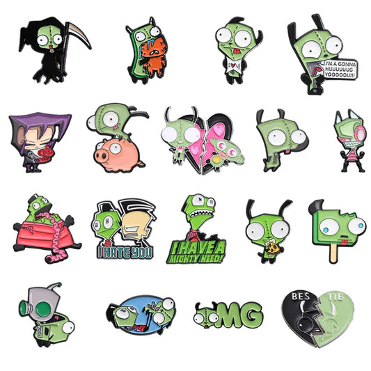Custom Cartoon Anime Enamel Pins Metal Animal Badges Lapel Jewelry Gift Wholesale