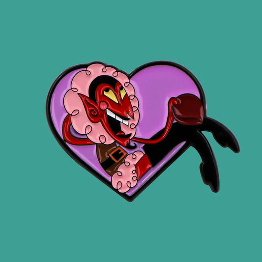 Succubus Enamel Pin Brooch for Backpacks and Clothes Jewelry Gifts