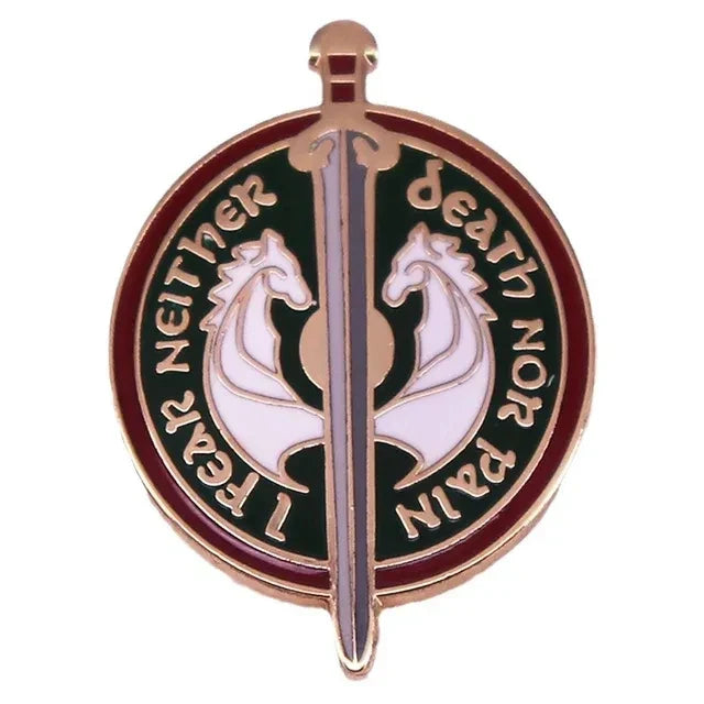 Lord of the Rings Enamel Pin Brooches Jewelry Accessories Gifts