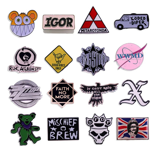 Pop Rock Band Punk Music Badge Pin Jewelry Accessories Wholesale
