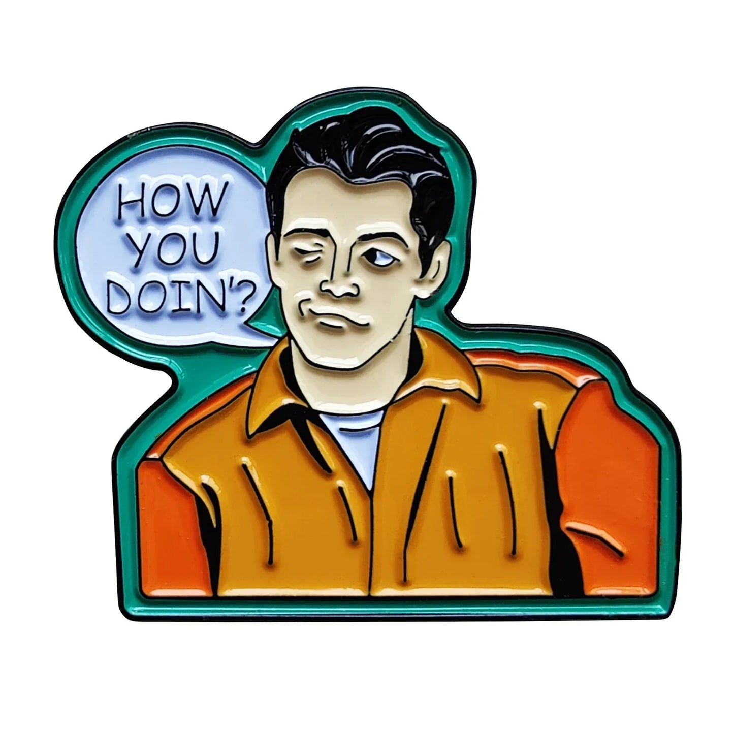 Friends TV Show Chandler Bing Sarcasm Enamel Pin