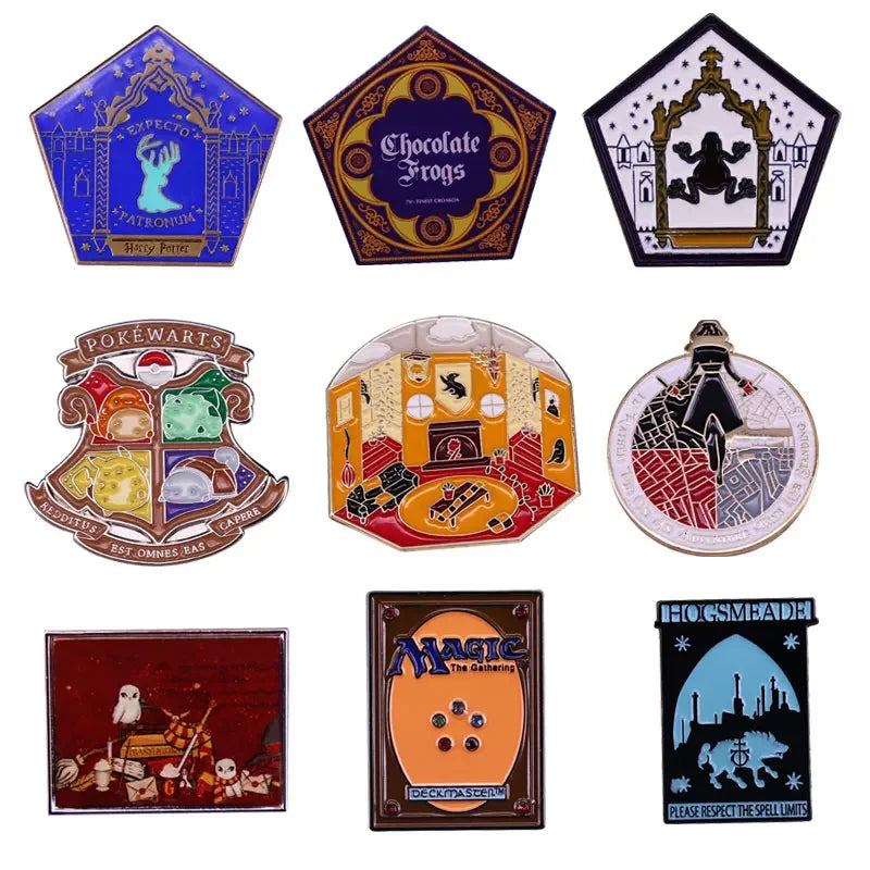 Defense Patronus Charm Enamel Pin Jewelry Accessories Gifts