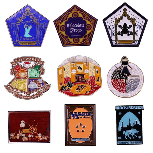 Defense Patronus Charm Enamel Pin Jewelry Accessories Gifts