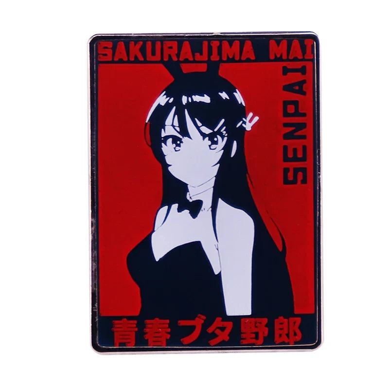 Anime Lapel Pins Brooches for Backpacks and Clothes Jewelry Accessories