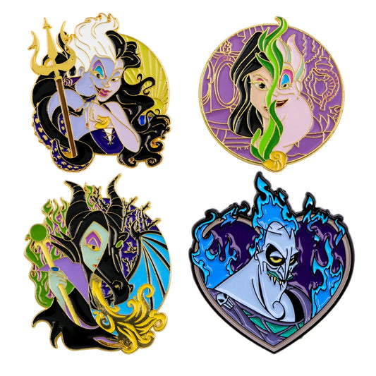 Villain Enamel Pin Brooch Lapel Badge Fashion Jewelry Gifts