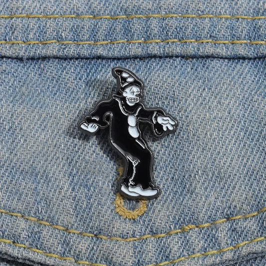 Classic Movie Clown Enamel Pins Gothic Punk Accessories Lapel Badge