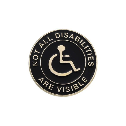 Invisible Disabilities Enamel Pin Brooch Lapel Badge Jewelry Gift