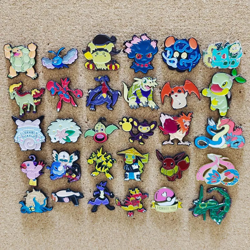 Pokemon Enamel Pin Badge Jewelry Accessories