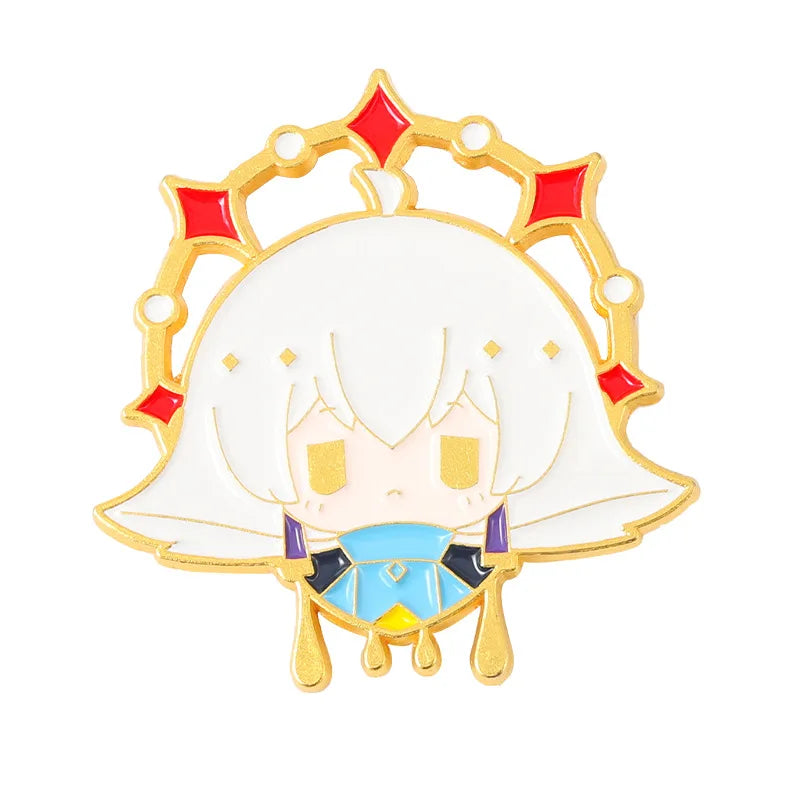 Funny Game Enamel Pins Cute Cartoon Brooch Lapel Badges Metal Jewelry Gifts for Gaming Fans