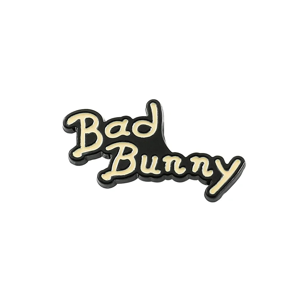 Bad Bunny Red Heart Enamel Pin Jewelry Accessory