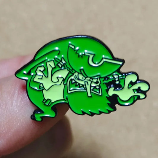 SpongeBob Flying Dutchman Enamel Pins Brooches Cartoon Badge Accessories