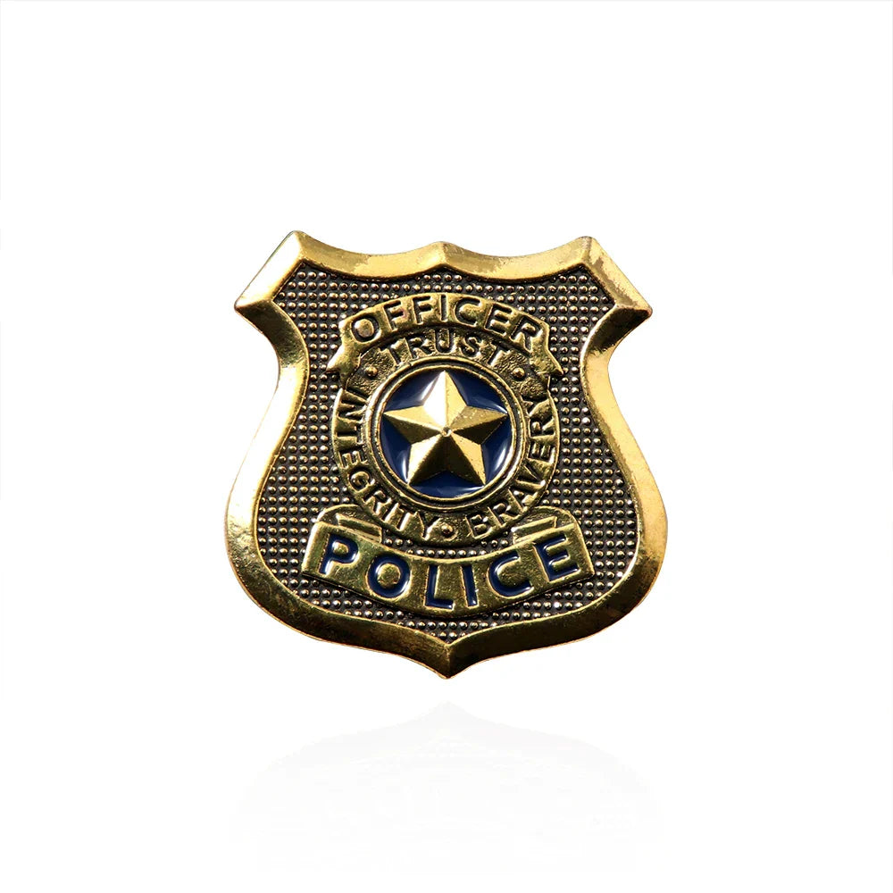 Judy Hopps Police Badge Lapel Pin Jewelry