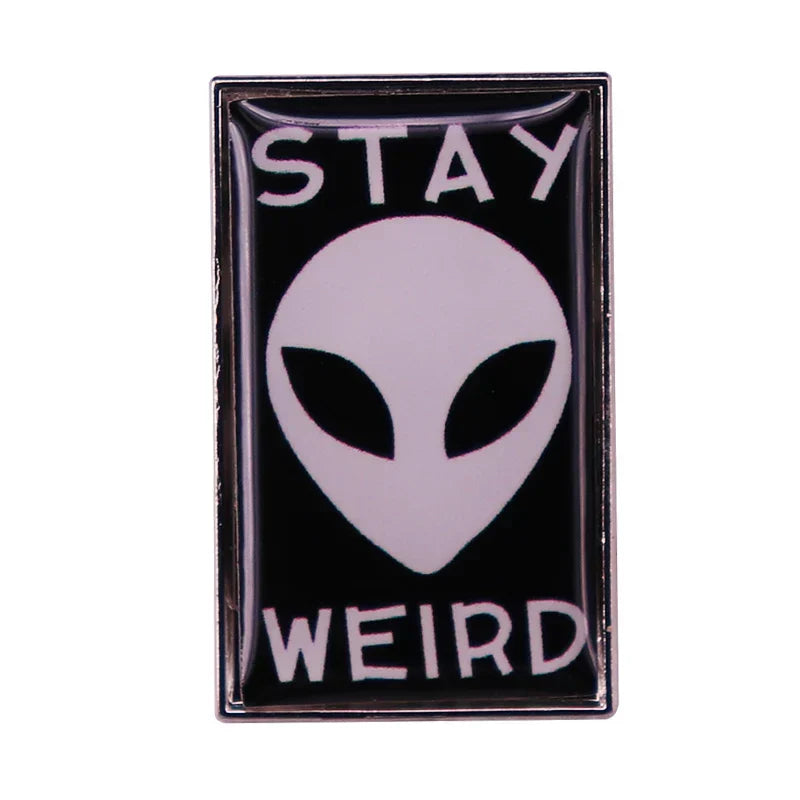 Enamel Pins Alien Spaceship Cat UFO Avocado Brooch Jewelry Gift Wholesale