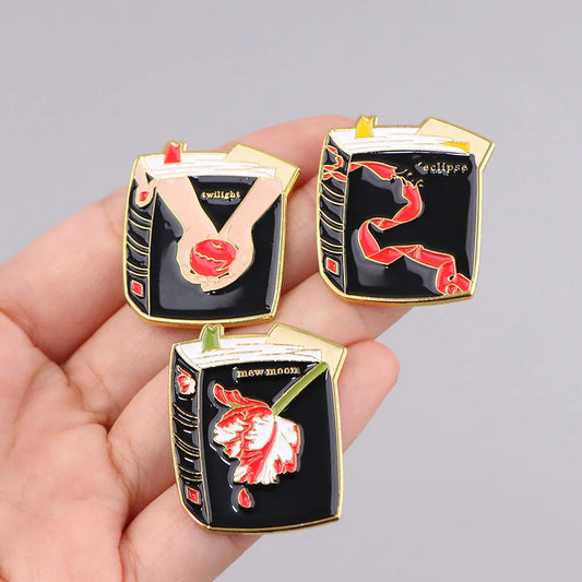 Mysterious Movies Enamel Pins Brooches for Women Clothing Backpack Lapel Badges Jewelry Gifts