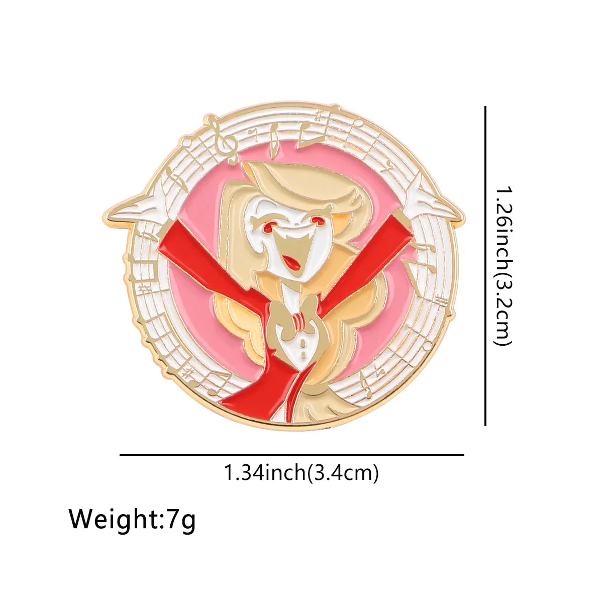 Weird Cartoon Devil Enamel Pin Lapel Brooch Badge Jewelry Gift
