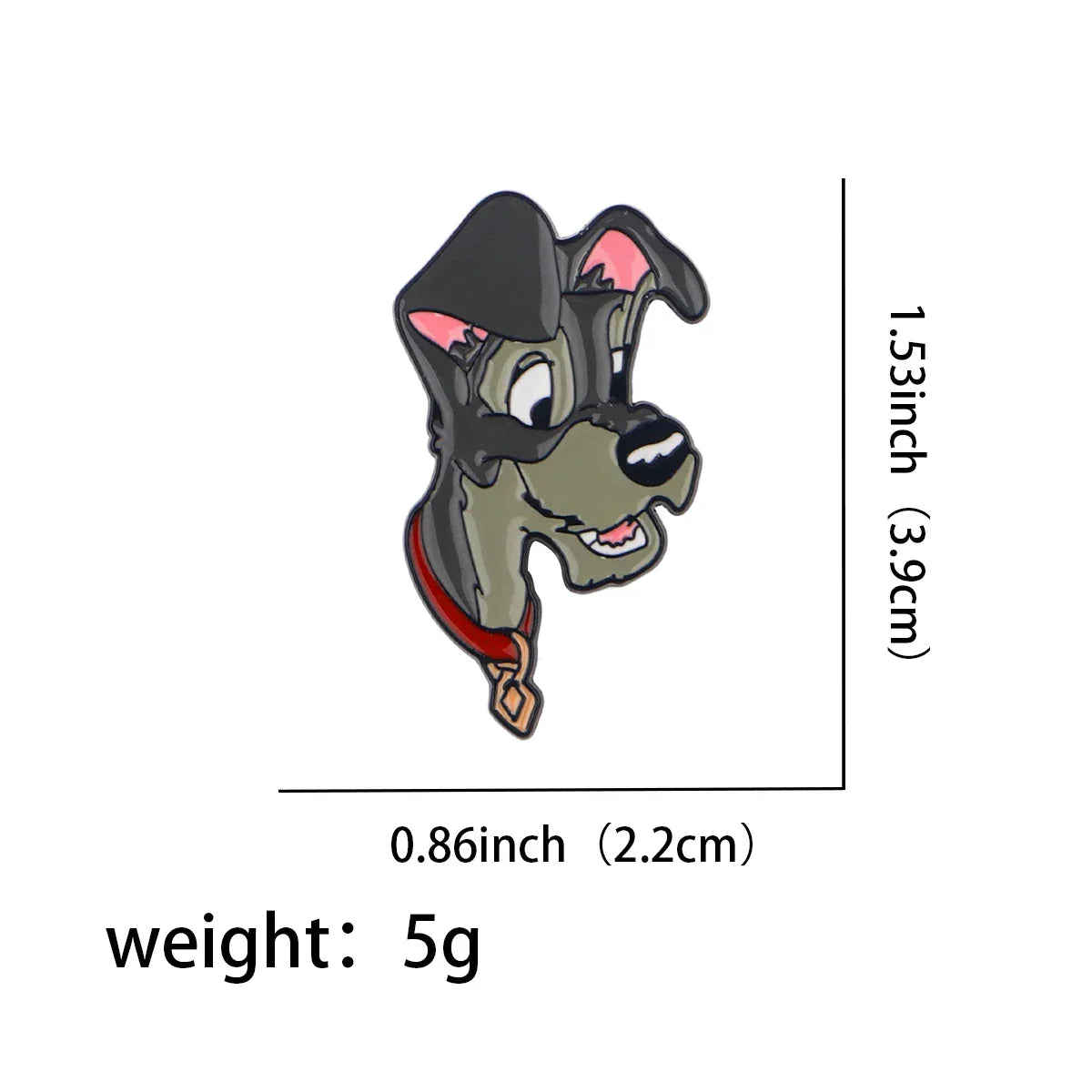 Cute Puppy Enamel Pins Cartoon Brooch Backpack Lapel Badges Jewelry Gifts