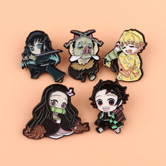 Anime Enamel Pin Backpack Brooches Cute Badges Jewelry Accessories Gifts