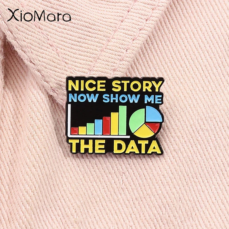 Data Scientist Enamel Pin Funny Brooch Lapel Badge Gift