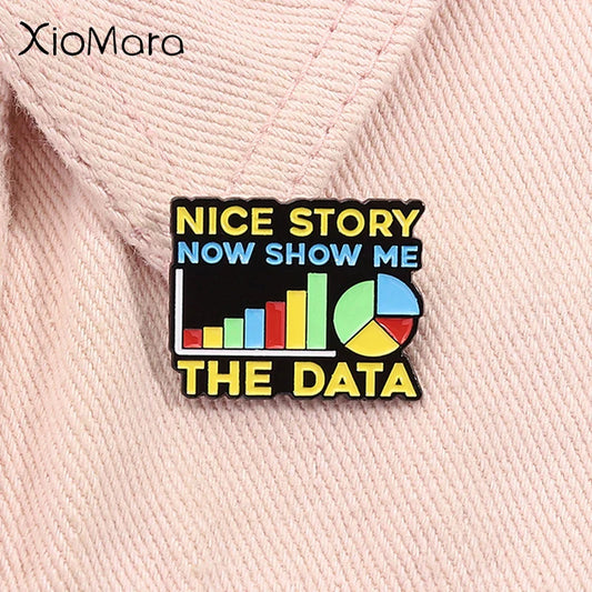 Data Scientist Enamel Pin Funny Brooch Lapel Badge Gift