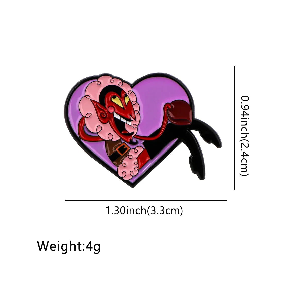Succubus Enamel Pin Brooch for Backpacks and Clothes Jewelry Gifts