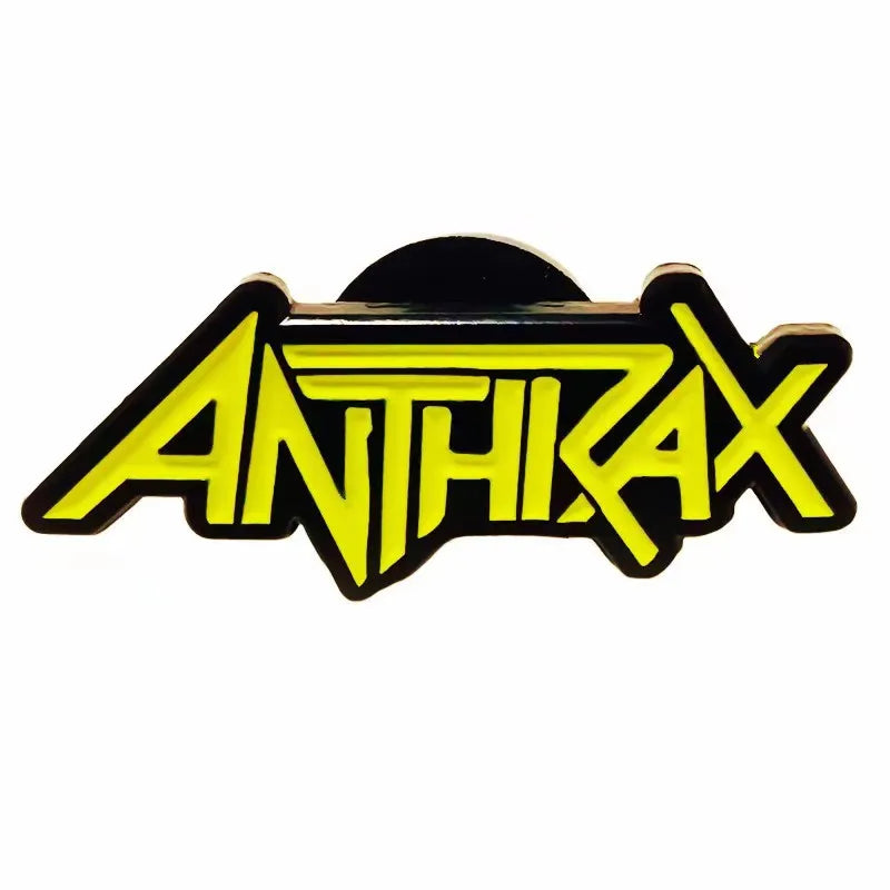 Rock Band Logo Enamel Pin Music Badge Brooch Jewelry Gift Accessories Wholesale