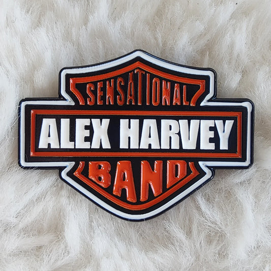 Sensational Alex Harvey Band Enamel Pin