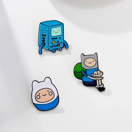 Adventure Cartoon Brooch Bag Accessories Personalized Metal Badge