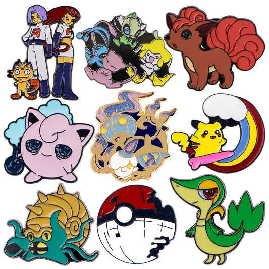 Anime Enamel Pin Brooches Lapel Pins Badge Backpack Accessories Jewelry Gifts