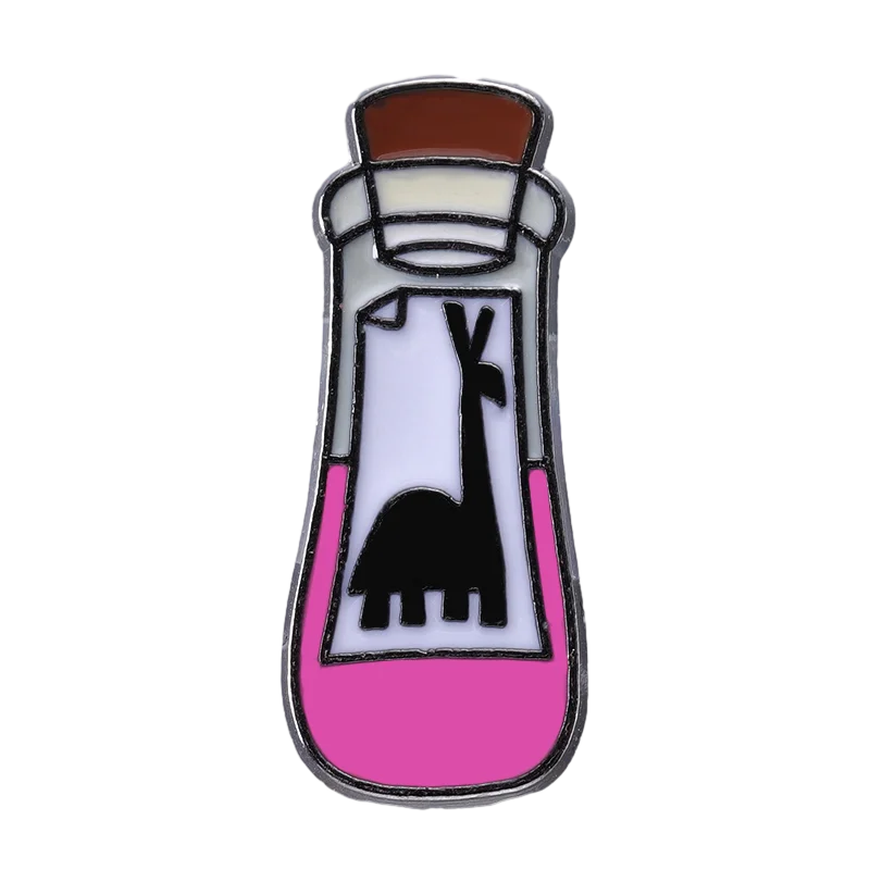 Animal Magic Bottle Enamel Pins Kuzco's Potion Brooch Lapel Badge Cartoon Jewelry Gift