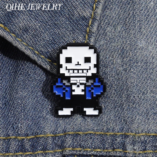 Sans Undertale Enamel Pin Game Character Brooch Lapel Badge Jewelry Gift