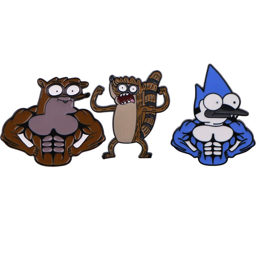 Funny Cartoon Enamel Pin Brooch for Backpacks and Clothes - Metal Jewelry Gift