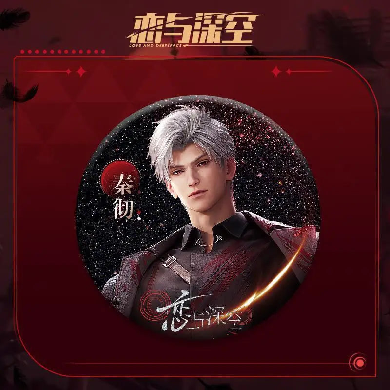 Hot Game Love Deepspace Qinche Sylus Cosplay Badge Brooch Backpack Decoration Jewelry Gift