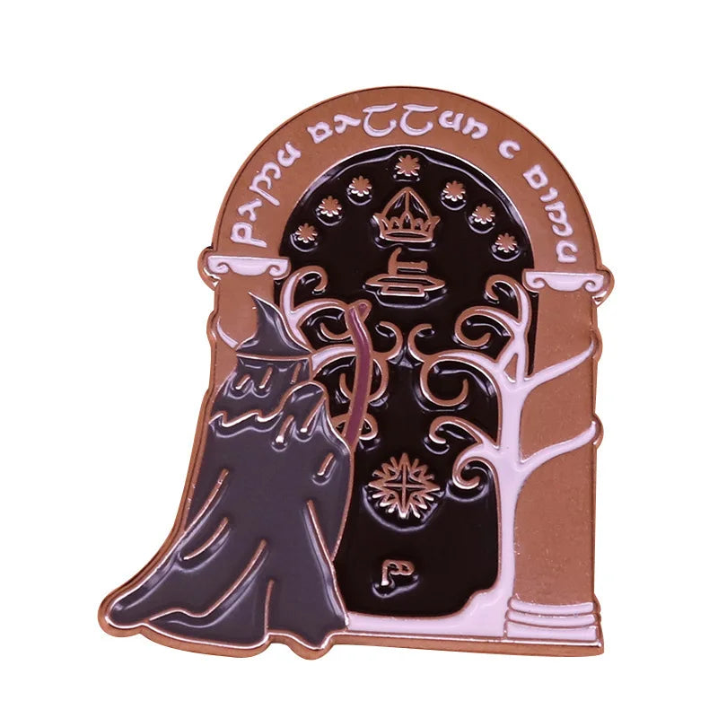 Hard Enamel Pins Movie Lapel Brooch Badge Key Chain Jewelry Gift Wholesale