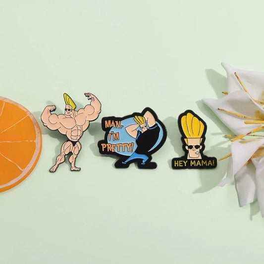 Cartoon Anime Character Enamel Pins Metal Brooches Backpack Hat Lapel Badge Gift