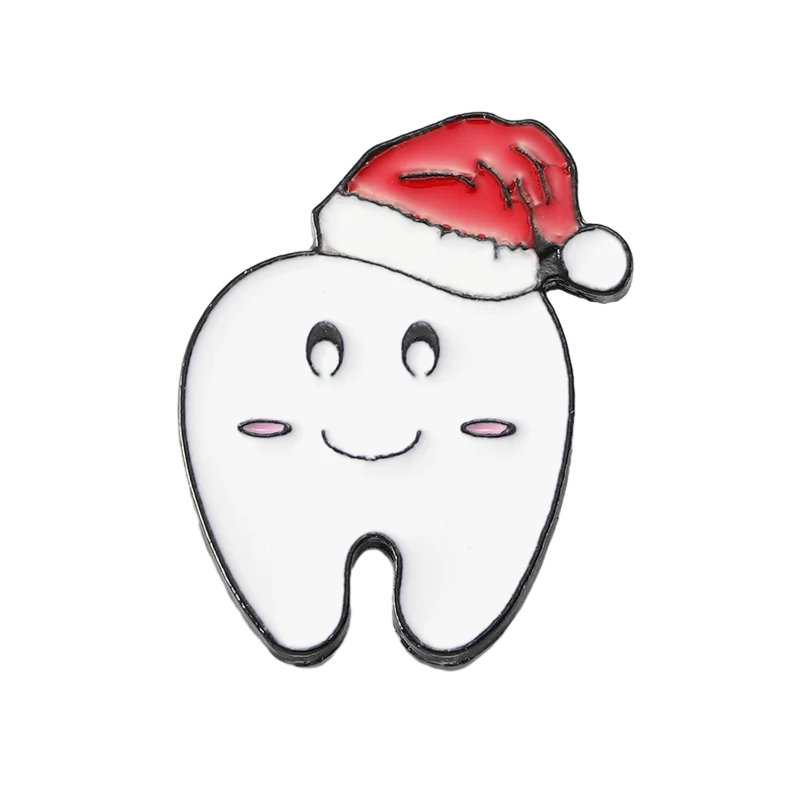 Tooth Enamel Rabbit Dentist Lapel Pin Brooch Jewelry Wholesale