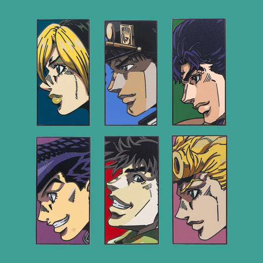 JOJO Anime Enamel Pins Brooch Collection Lapel Badges Fashion Accessories Gifts